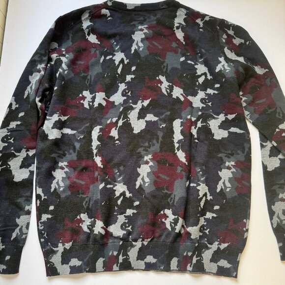 NWT Grafton Camo Sweater Lightweight Crewneck Long Sleeve Men's Sz L - Picture 7 of 12